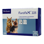 Fortiflex 225. Tilskudsfoder til bevægeapparatet til hunde og katte under 15 kg. 30 tabletter